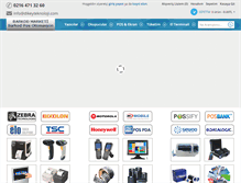 Tablet Screenshot of barkodmarketi.com
